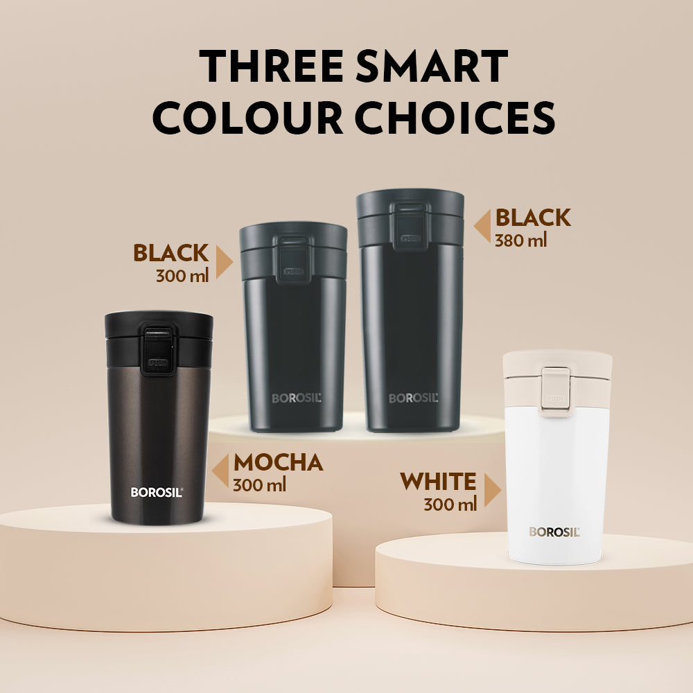 Pre-Printed Coffeemate Insulated Mug-Personalise, Black, 300ml