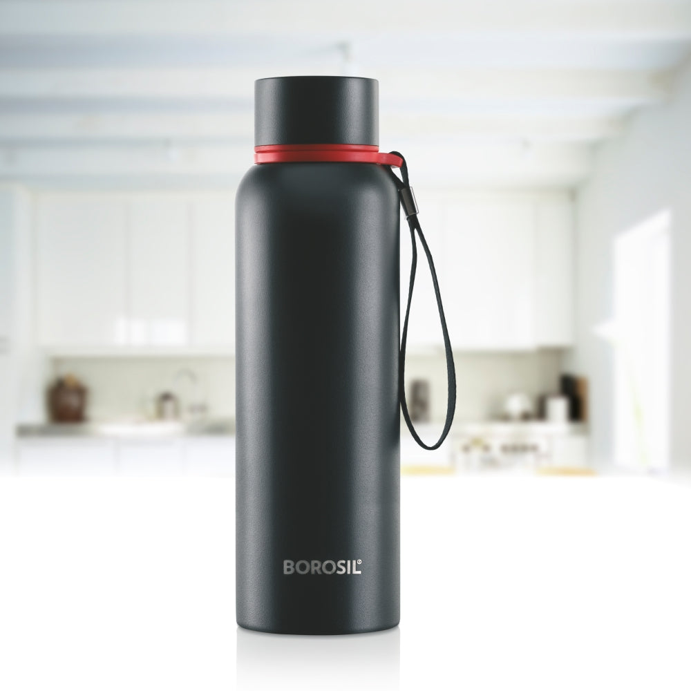 Pre-Printed Trek Double Wall Bottle, Black