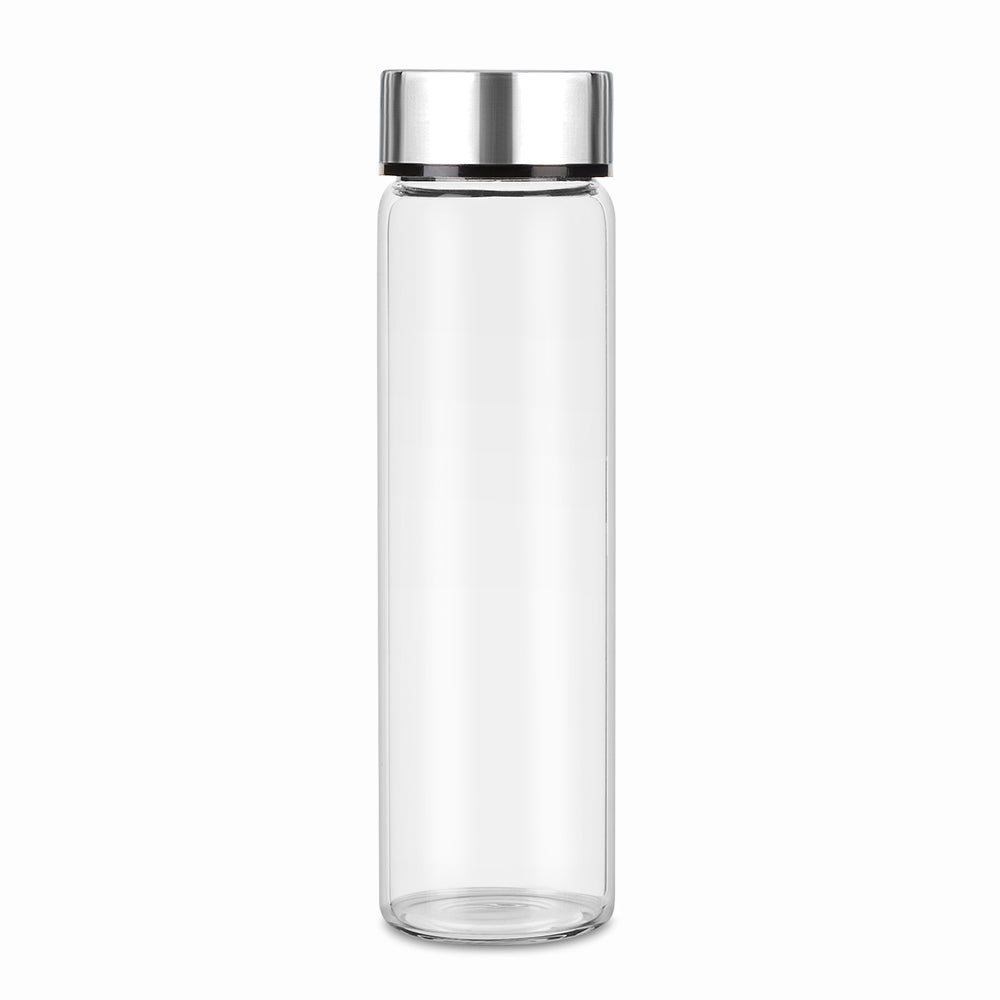 Pre-Printed Personalised Neo Borosilicate Clear Glass Bottle