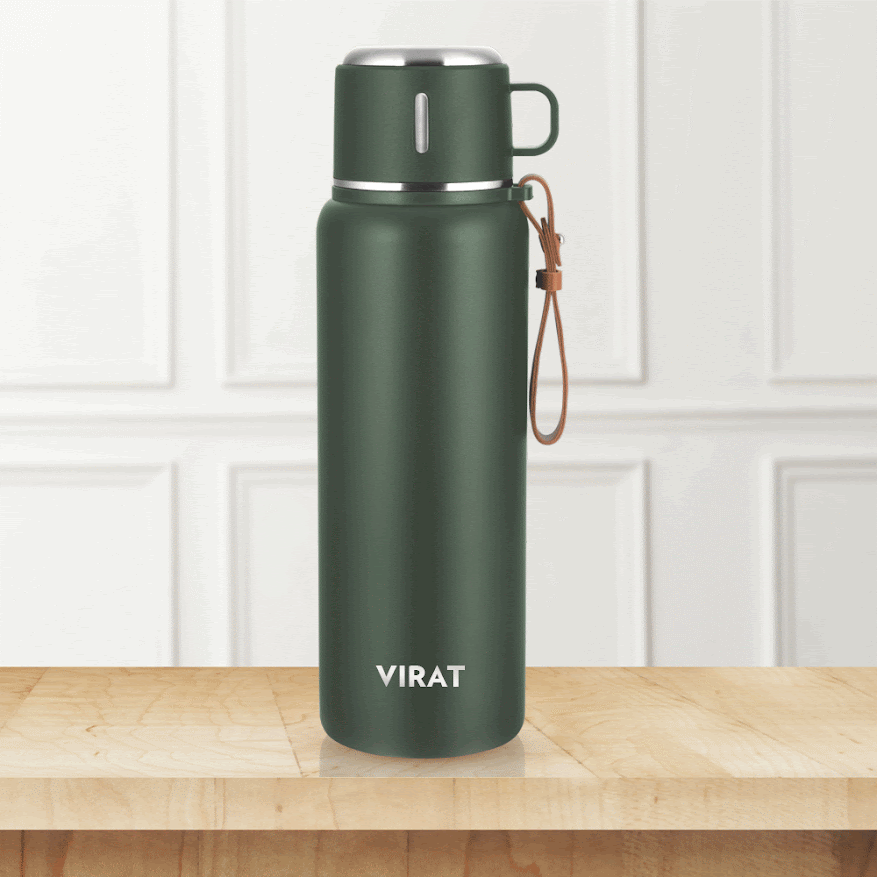 Pre-Printed Cruise Insulated Bottle Personalise, Green, 900ml