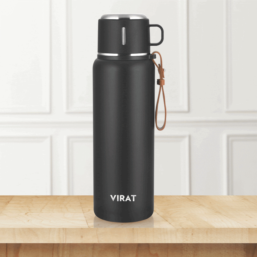 Pre-Printed Cruise Insulated Bottle Personalise, Black, 900ml