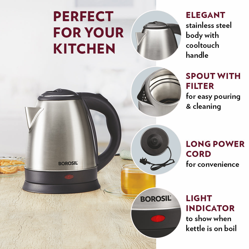 Refurbished Rio Electric Kettle, 1.8L