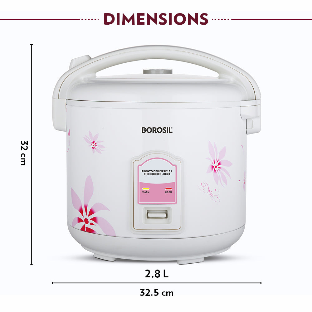 Refurbished Pronto Deluxe II 2.8 L Electric Rice Cooker