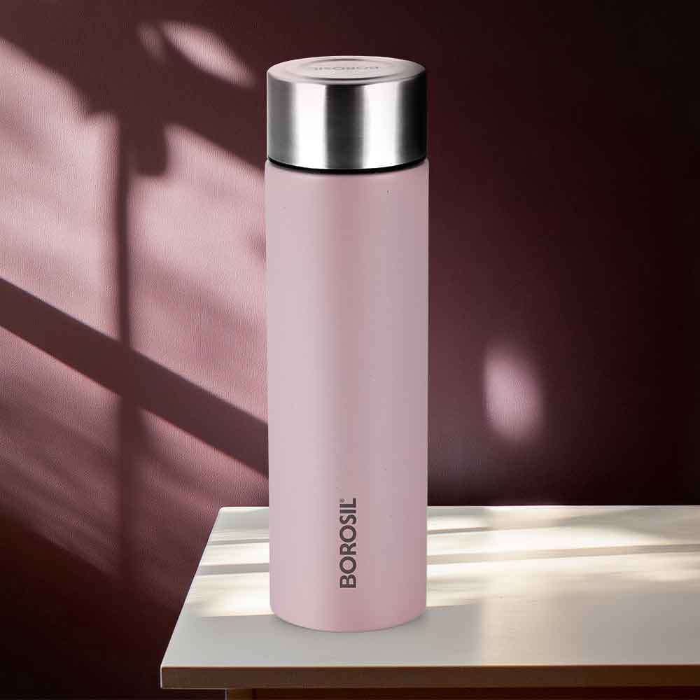 Pre-Printed Personalised CoolSip Stainless Steel Single Wall Bottle, Lavender