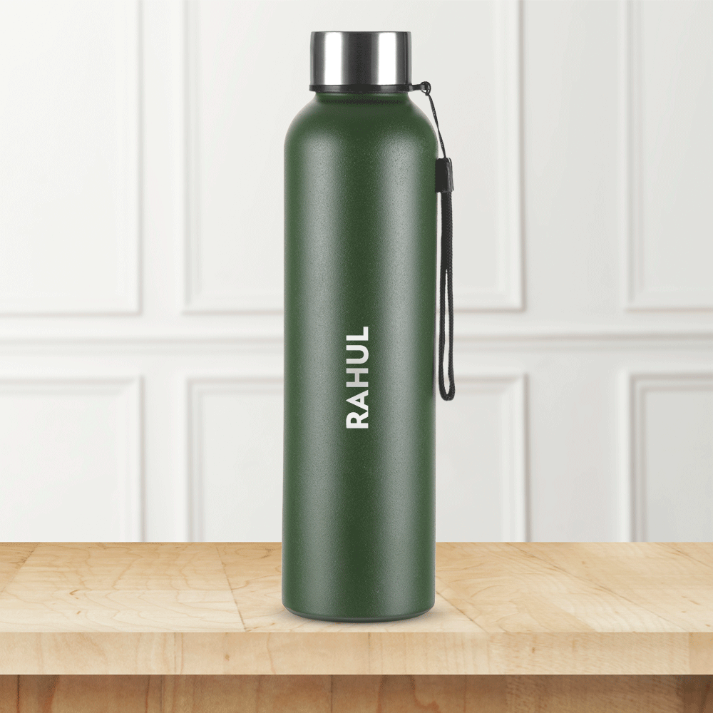 Pre-Printed Laguna SS Bottle Green, 1L, Personalised