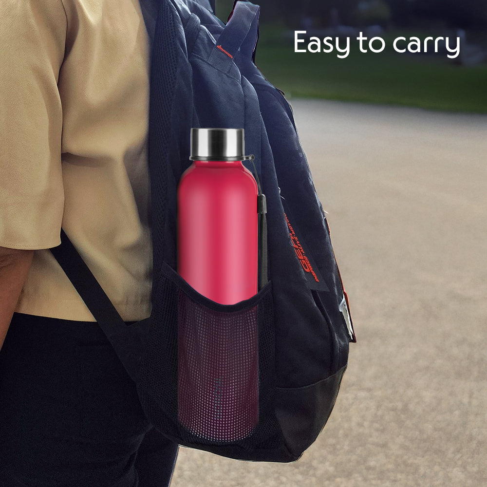 Pre-Printed Laguna SS Bottle Red, 1L, Personalised