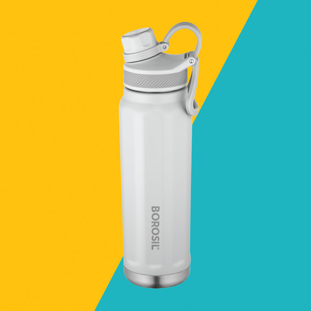 Pre-Printed Borosil SportSip Slate Gray Personalise, 710ml