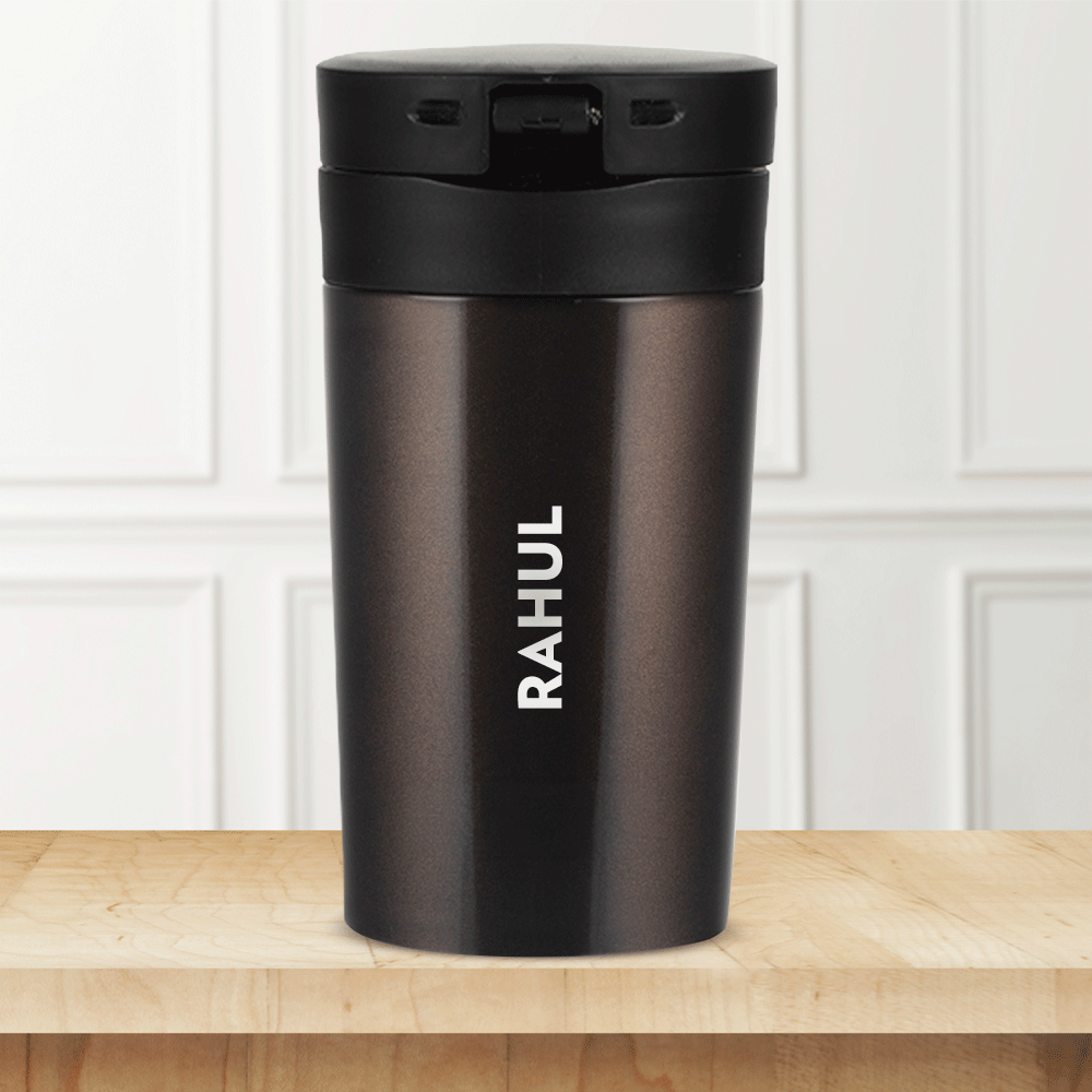Pre-Printed Personalised Coffeemate Insulated Mug, Mocha