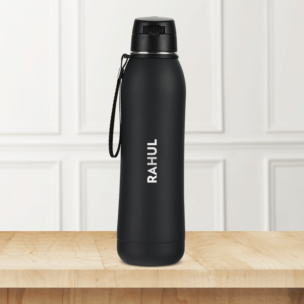 Pre-Printed Rivera Bottle, Black, 800ml, Personalise