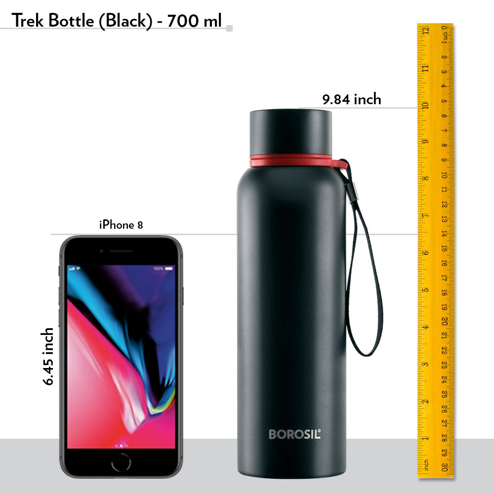 Pre-Printed Trek Black Personalise, 700ml - (CP)