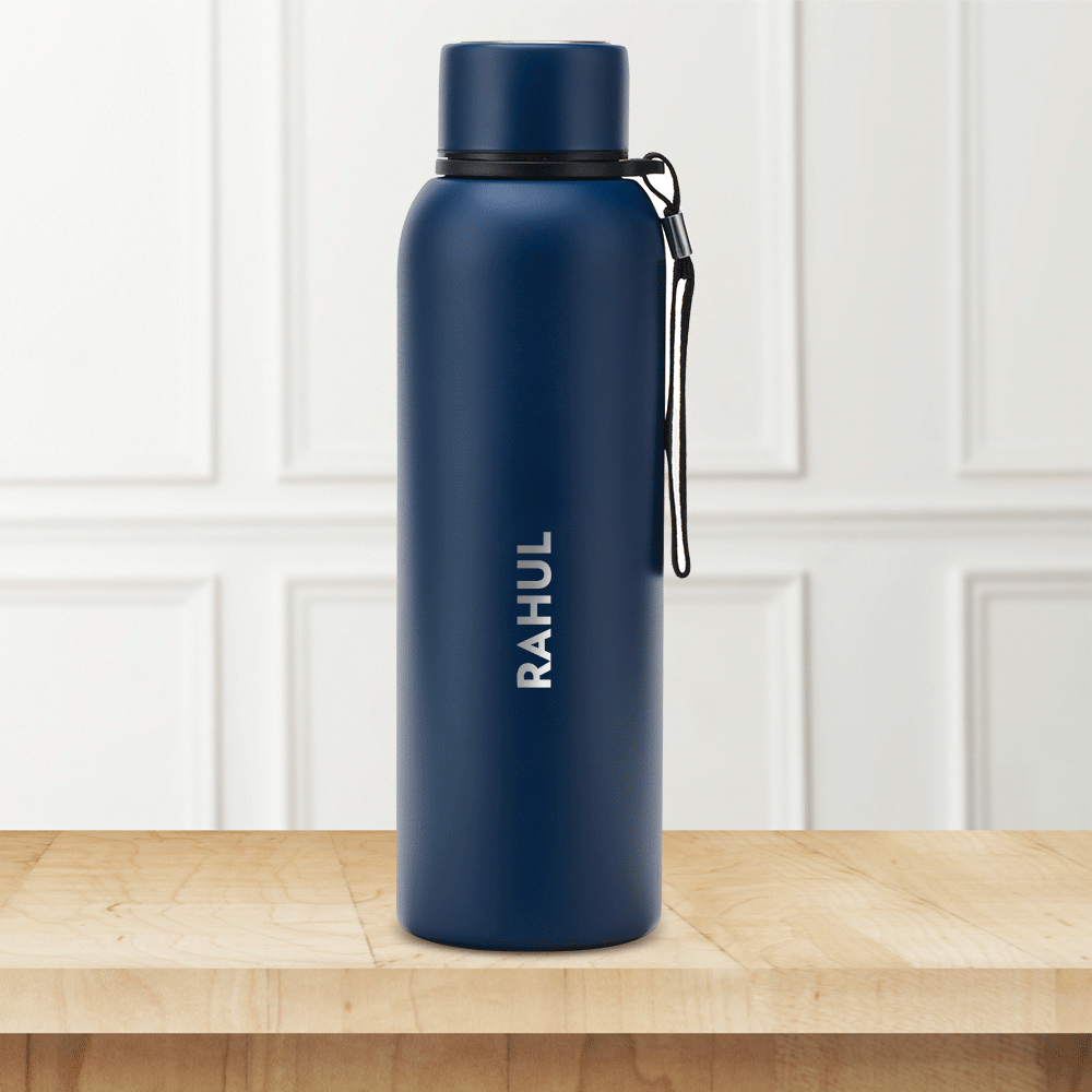 Pre-Printed Personalised Trek Indigo Bottle