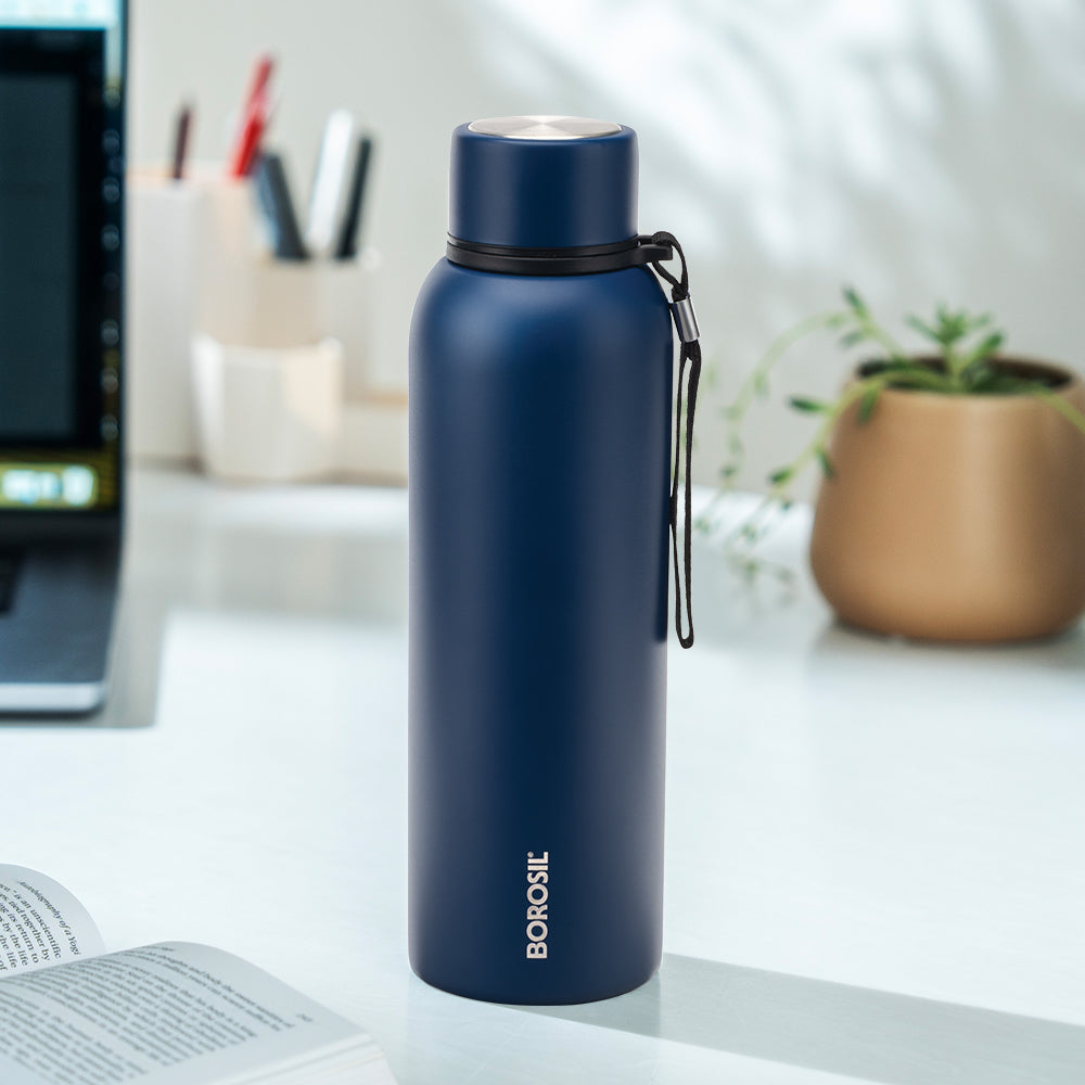 Pre-Printed Personalised Trek Indigo Bottle