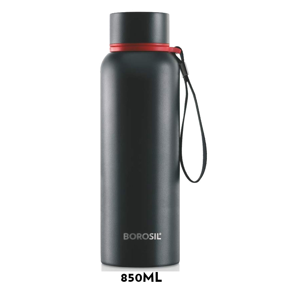 Pre-Printed Trek Double Wall Bottle, Black