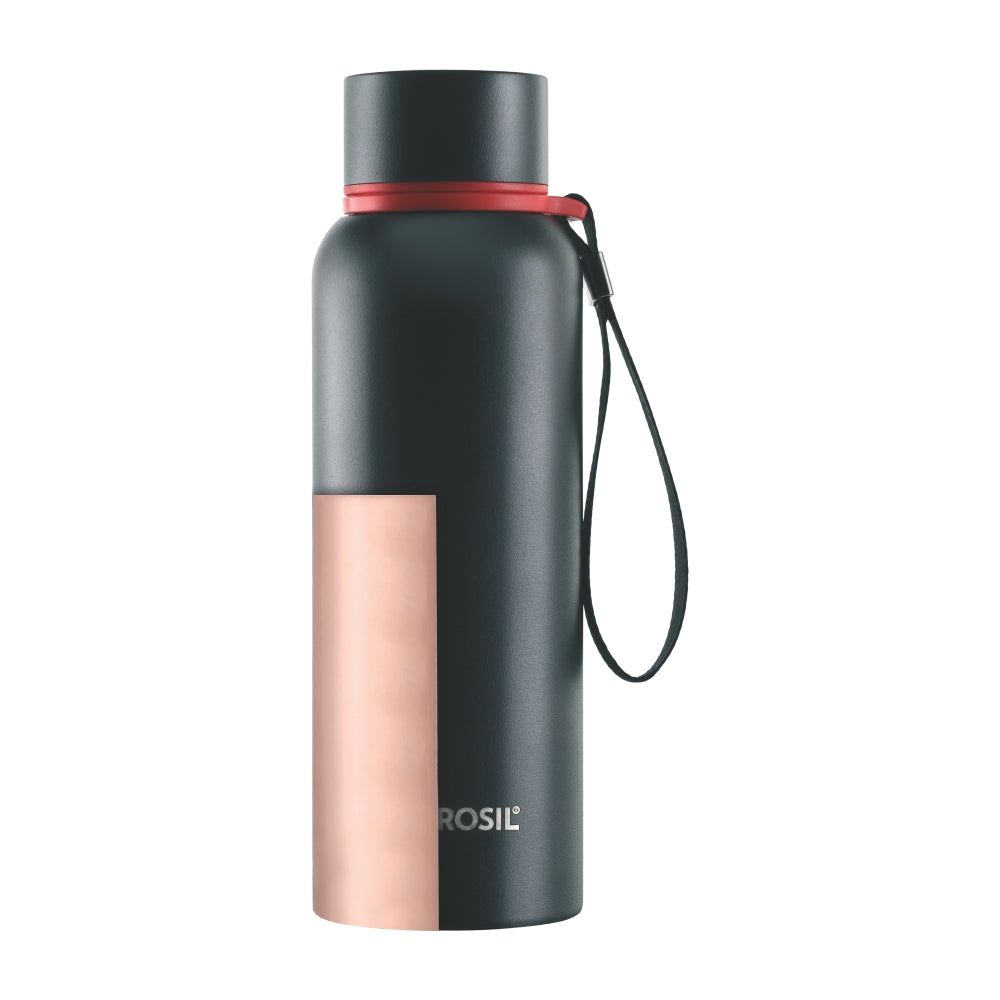 Pre-Printed Trek Double Wall Bottle, Black