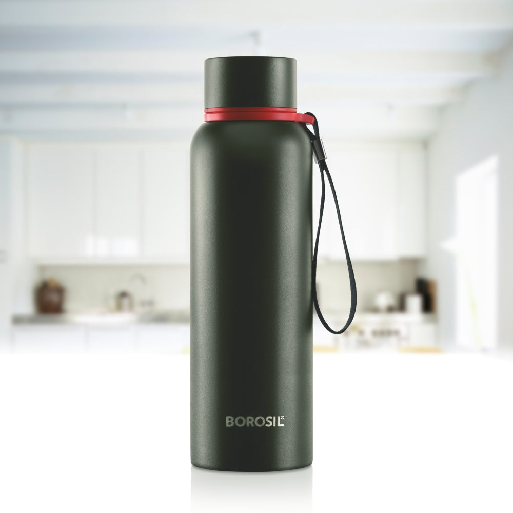 Pre-Printed Trek Double Wall Bottle,Green