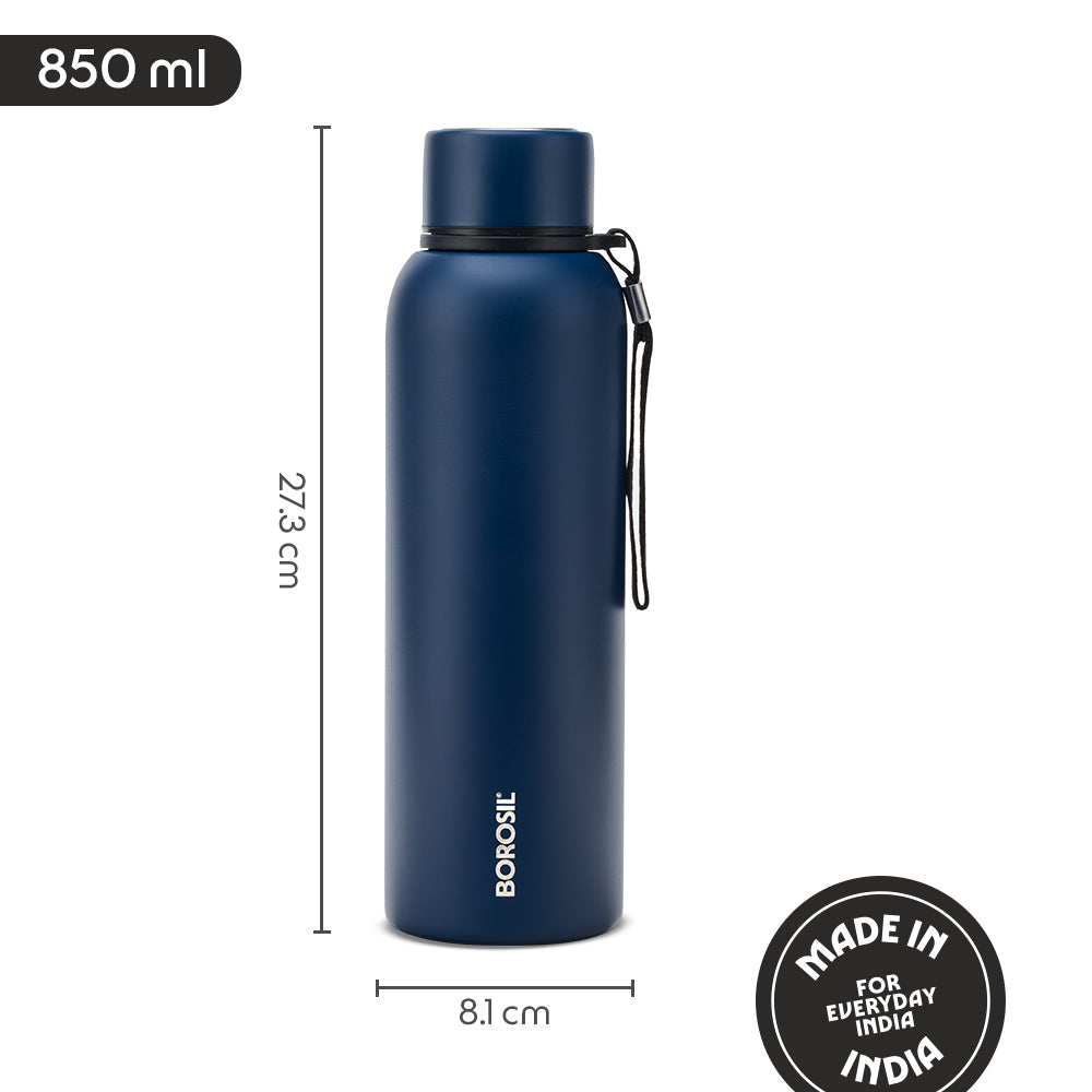 Pre-Printed Trek Indigo Double Wall Bottle