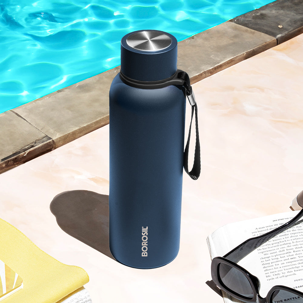 Pre-Printed Trek Indigo Double Wall Bottle