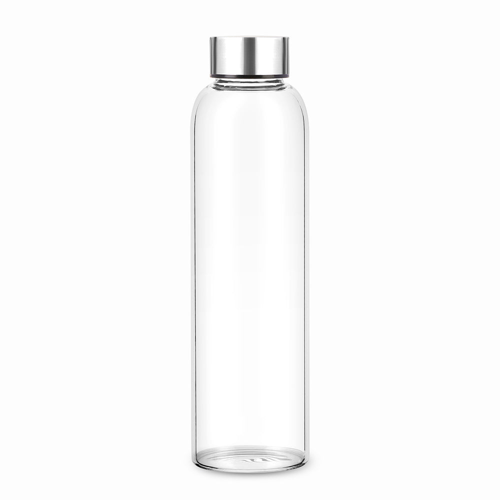 Pre-Printed Personalised Crysto Slim Clear Glass Bottle
