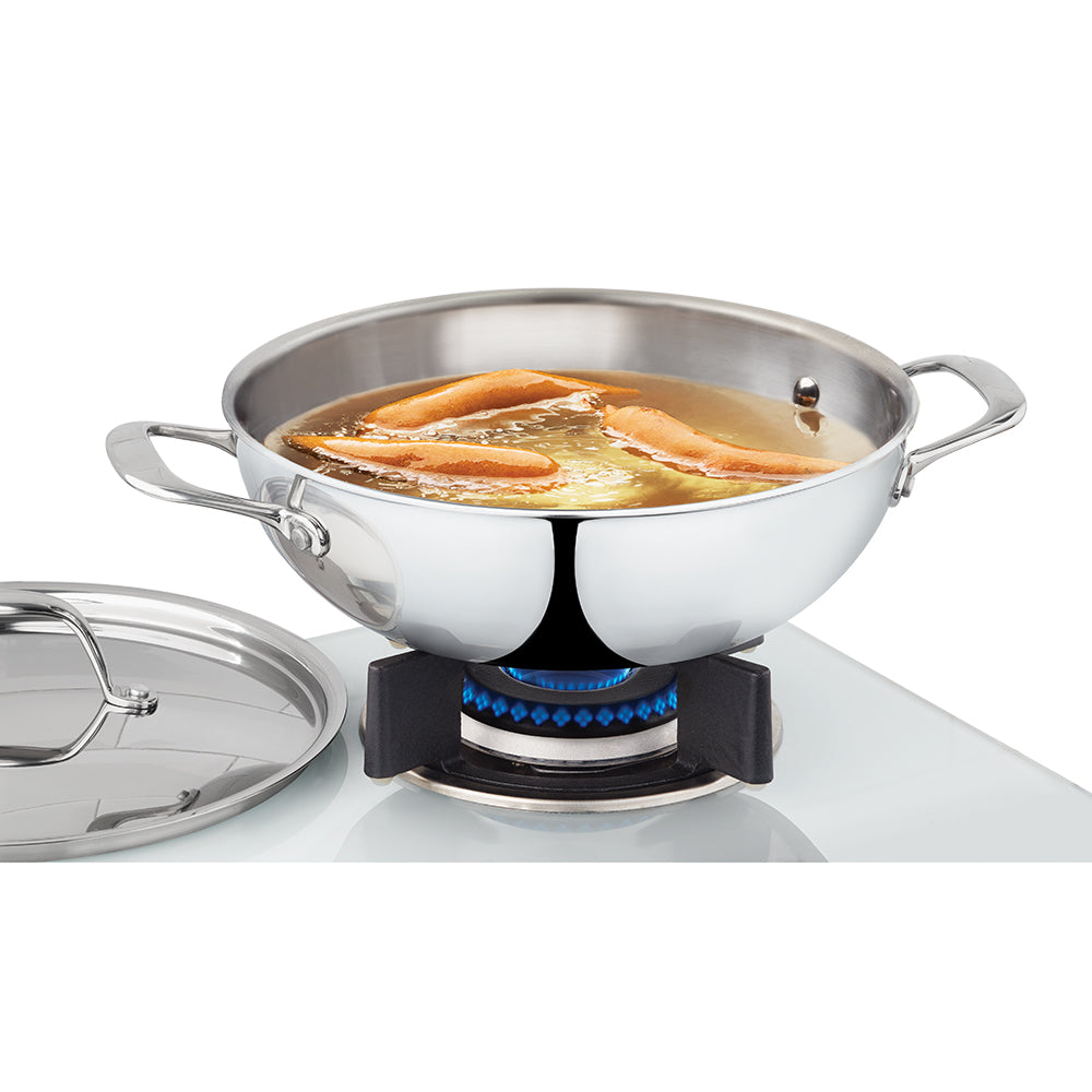 Refurbished/OLD Cookfresh SS Five-ply Kadhai
