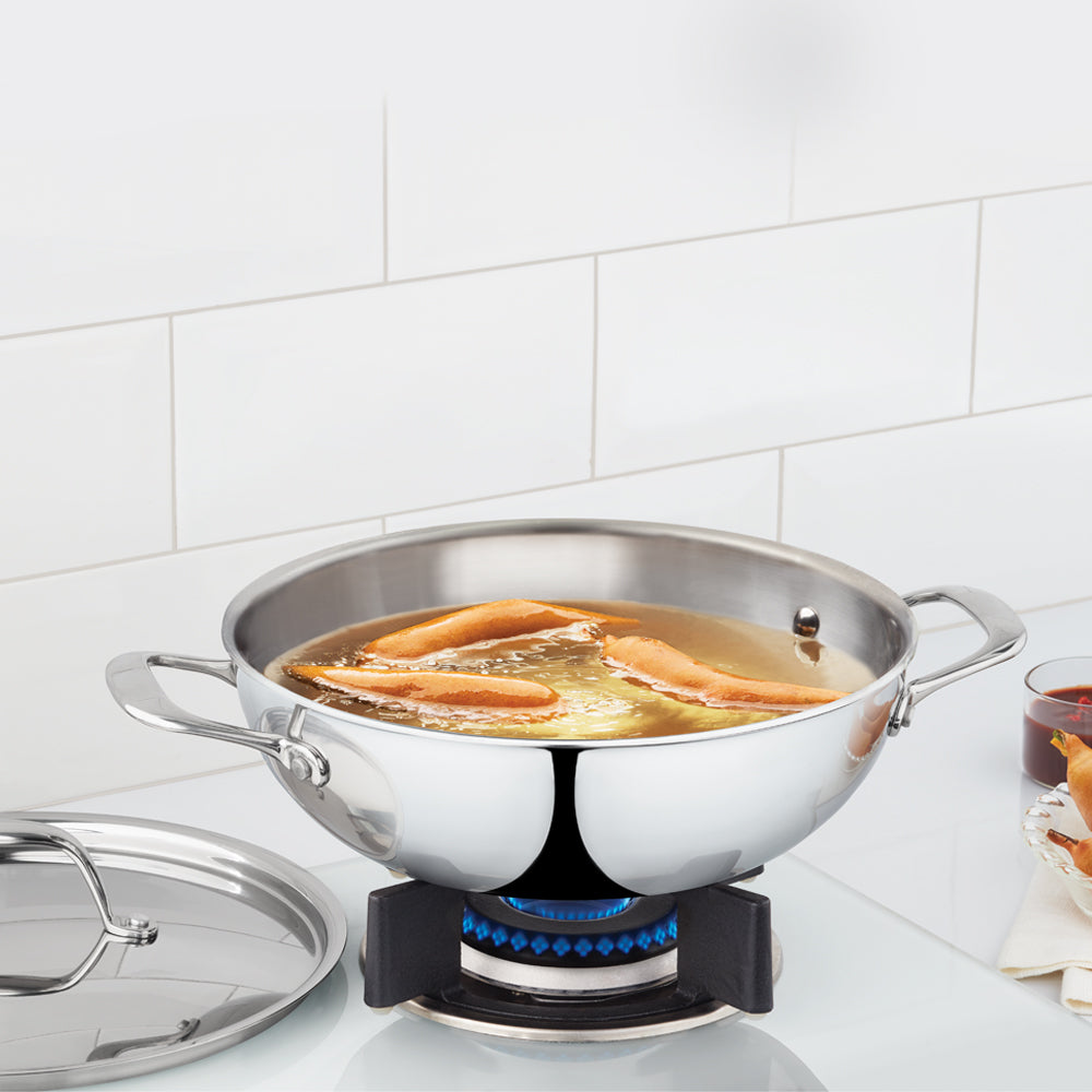 Refurbished/OLD Cookfresh SS Five-ply Kadhai