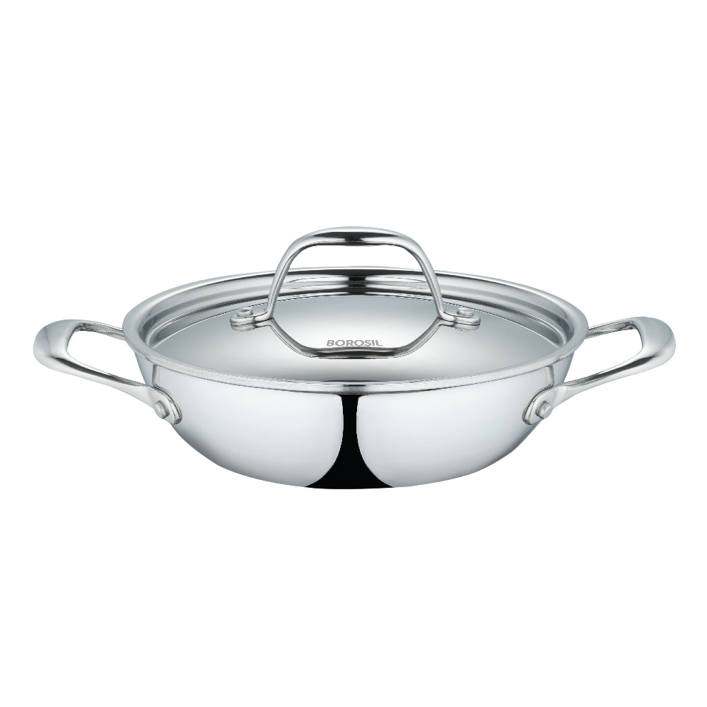 Refurbished/OLD Cookfresh SS Five-ply Kadhai