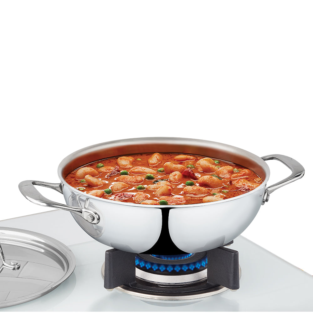 Refurbished/OLD Cookfresh SS Five-ply Kadhai