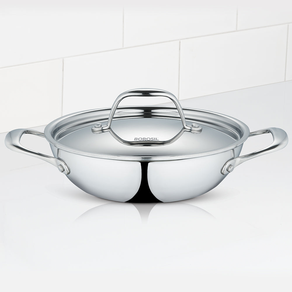 Refurbished/OLD Cookfresh SS Five-ply Kadhai