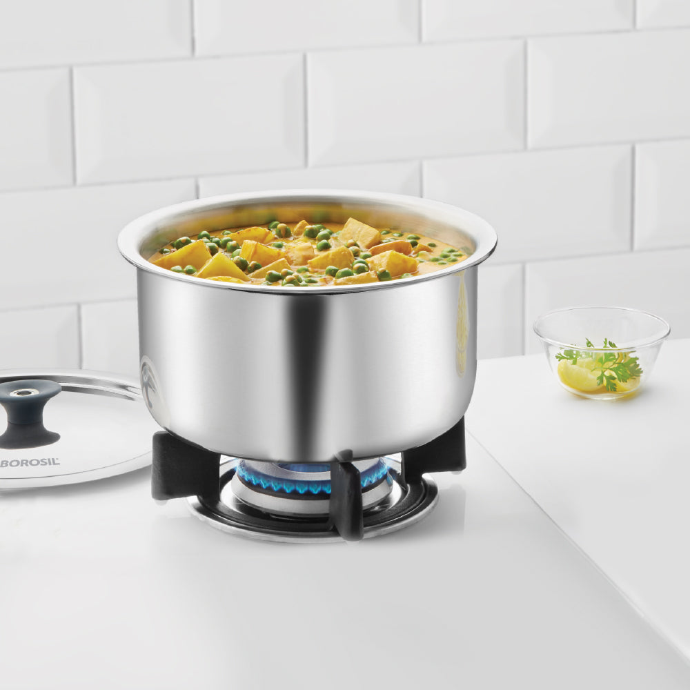 Refurbished/OLD Cookfresh Triply Tope (Silicone Knob on Lid)