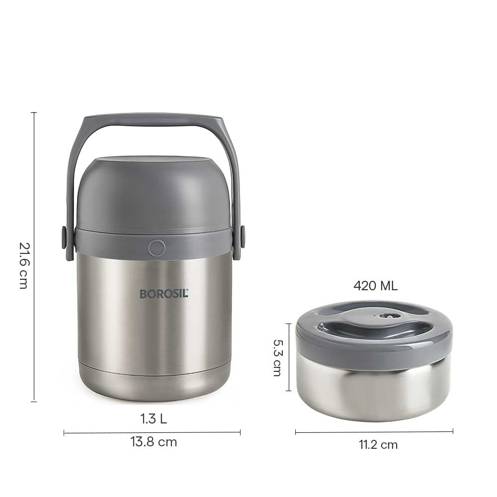 Pre-Printed Hot n Fresh Lunchbox, 2 Container, Personalised