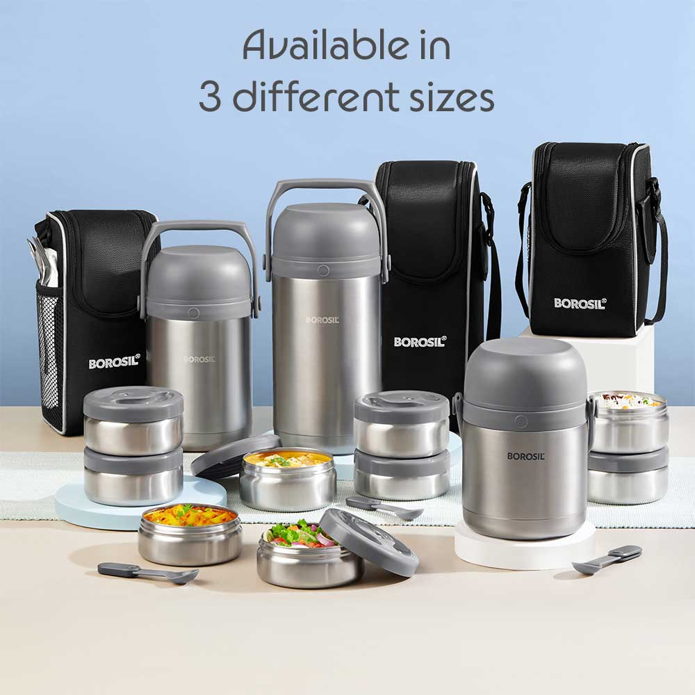 Pre-Printed Hot n Fresh Lunchbox, 3 Container, Personalised