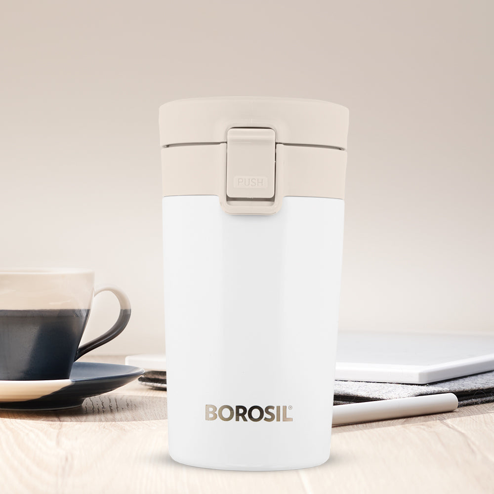 Pre-Printed Coffeemate Insulated Mug, White