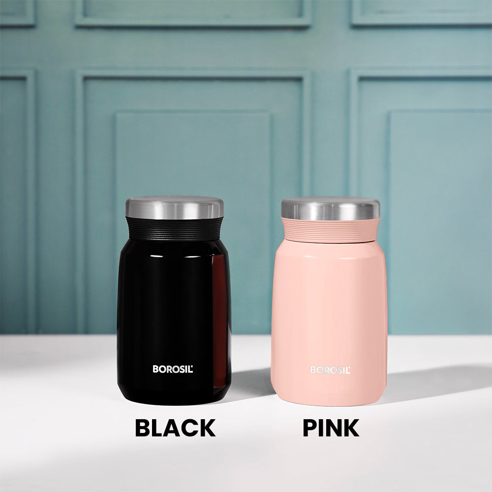 Pre-Printed Carry Mate Food Jar, Pink, 500ml, Personalise