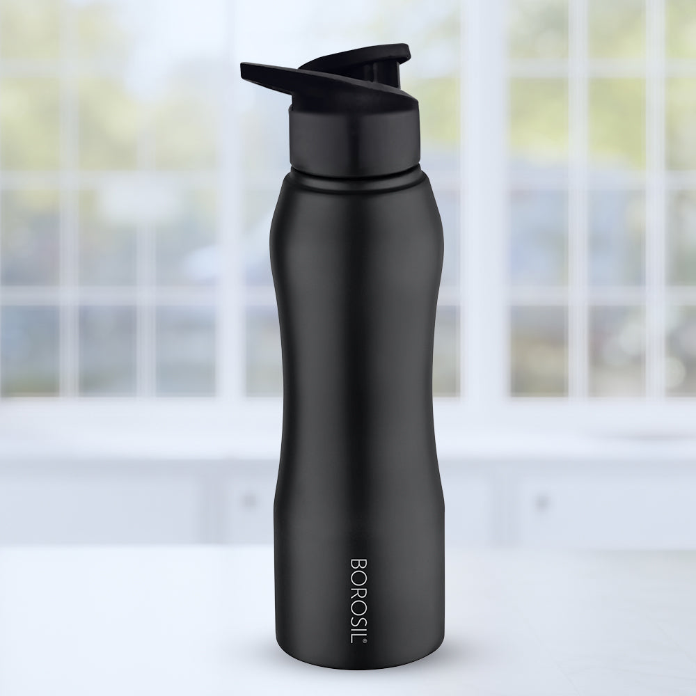 Pre-Printed Grip n Sip Black, Personalise, 1L