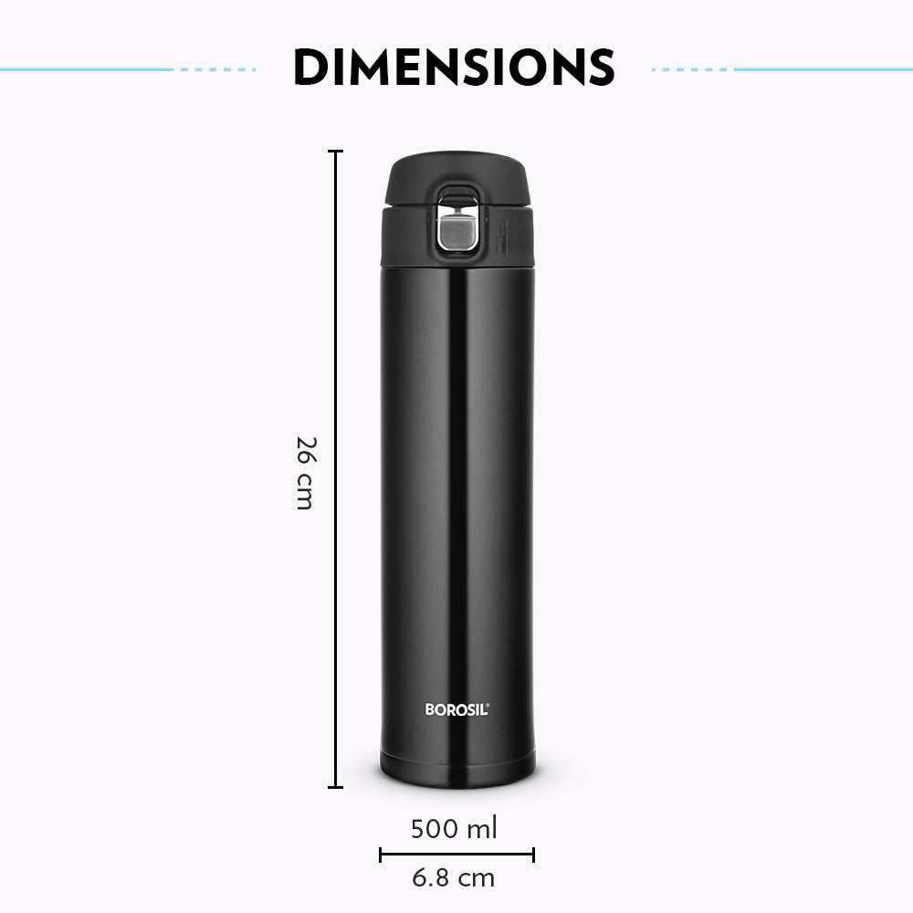 Pre-Printed Nova Classic, Black, 500ml