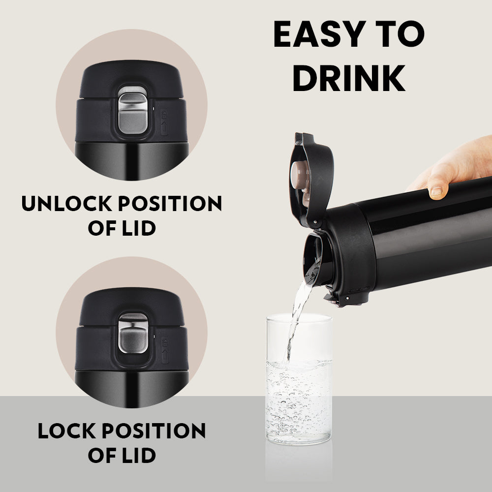 Pre-Printed Nova Classic, 500ml, Black-Personalise