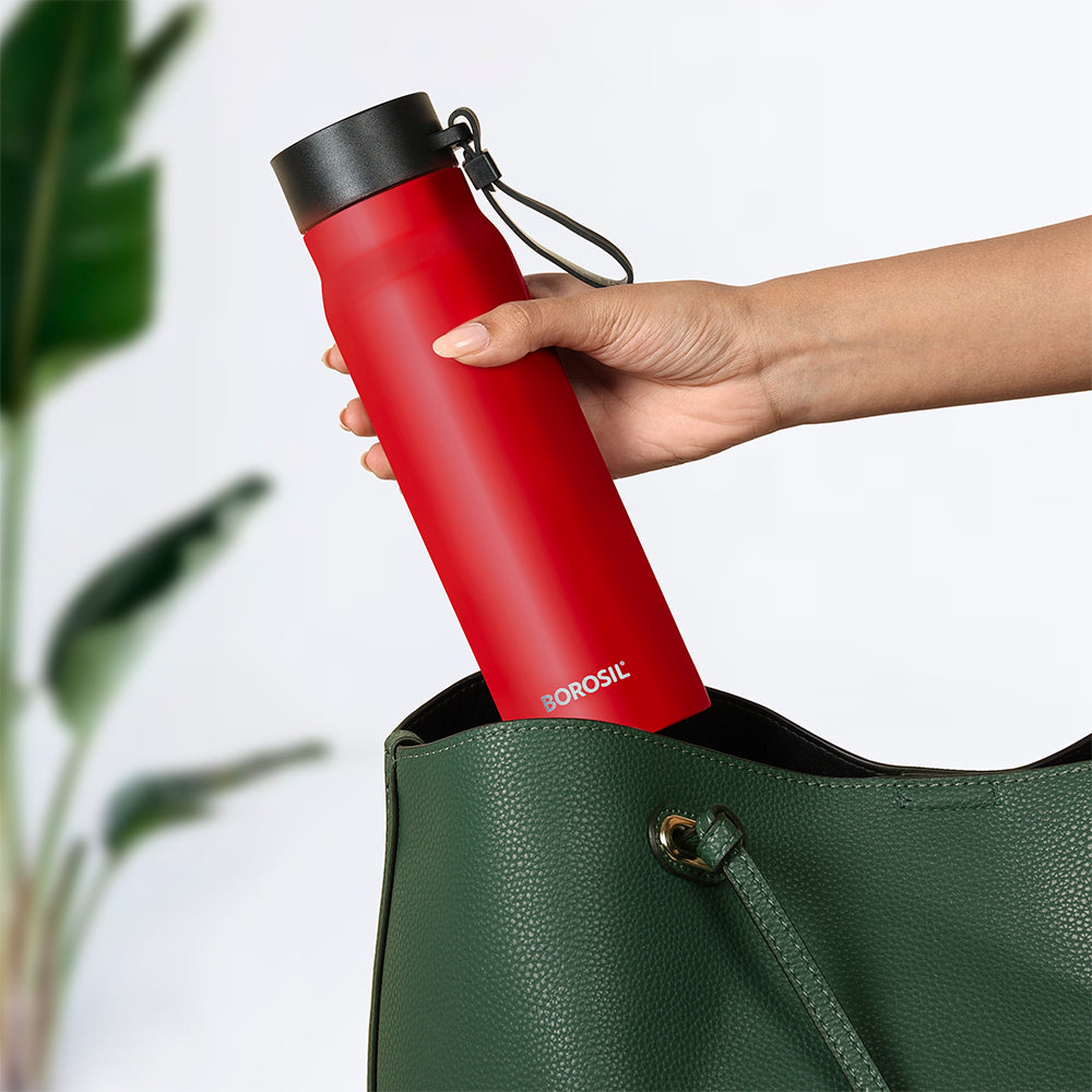 Pre-Printed Bliss Bottle, Red, 500 ml-Personalise