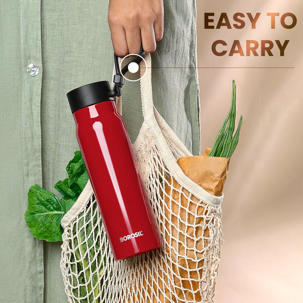 Pre-Printed Bliss Bottle, Red, 500 ml-Personalise