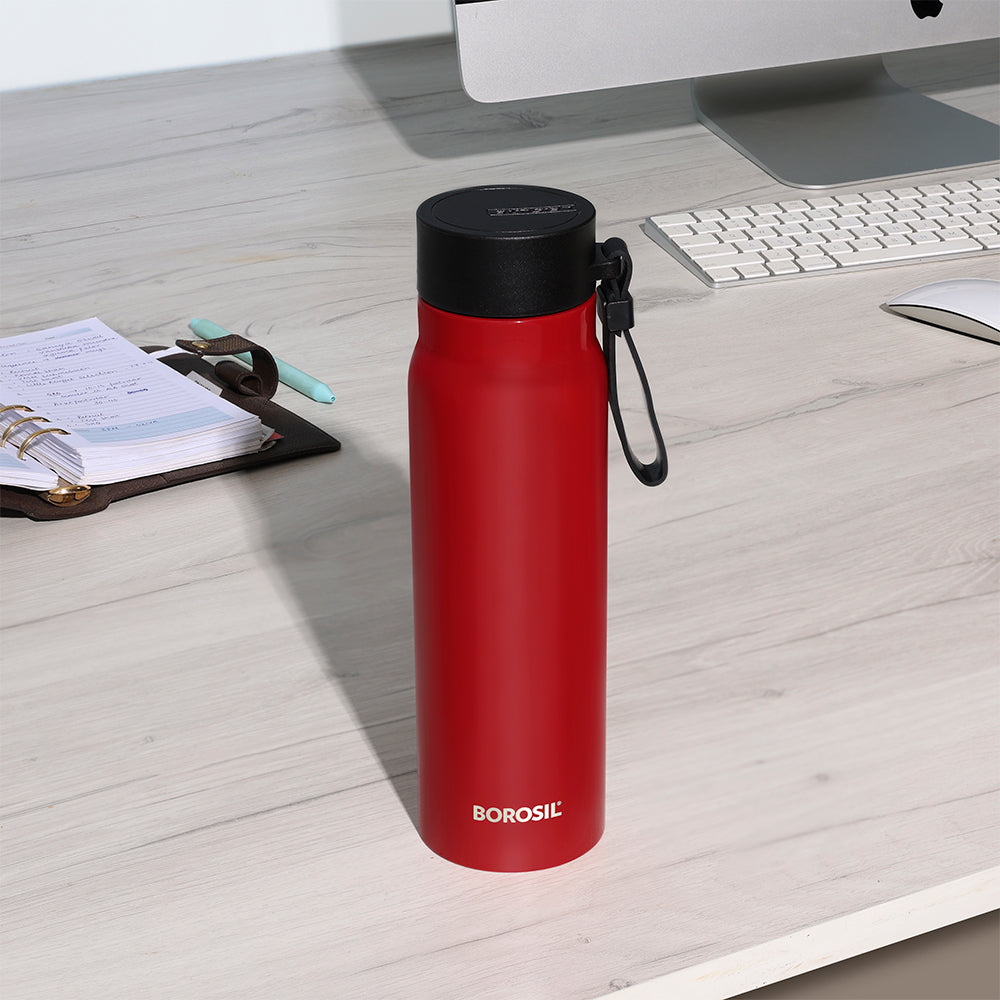 Pre-Printed Bliss Bottle, Red, 500 ml-Personalise