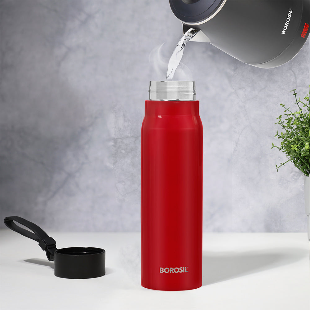 Pre-Printed Bliss Bottle, Red, 500 ml-Personalise