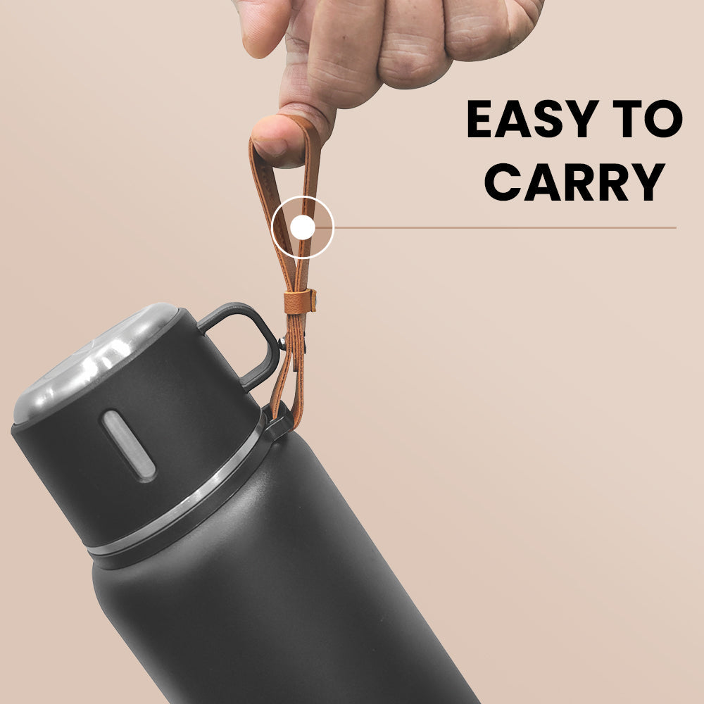 Pre-Printed Cruise Insulated Bottle Personalise, Black, 900ml