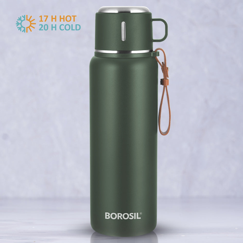 Pre-Printed Cruise Insulated Bottle Personalise, Green, 900ml