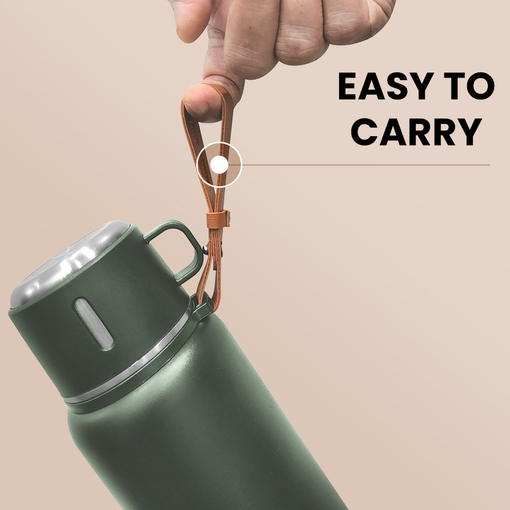 Pre-Printed Cruise Insulated Bottle Personalise, Green, 900ml