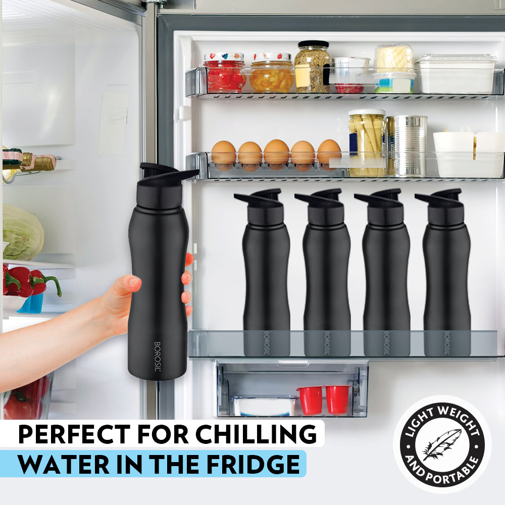 Pre-Printed Grip n Sip Black, 750ml