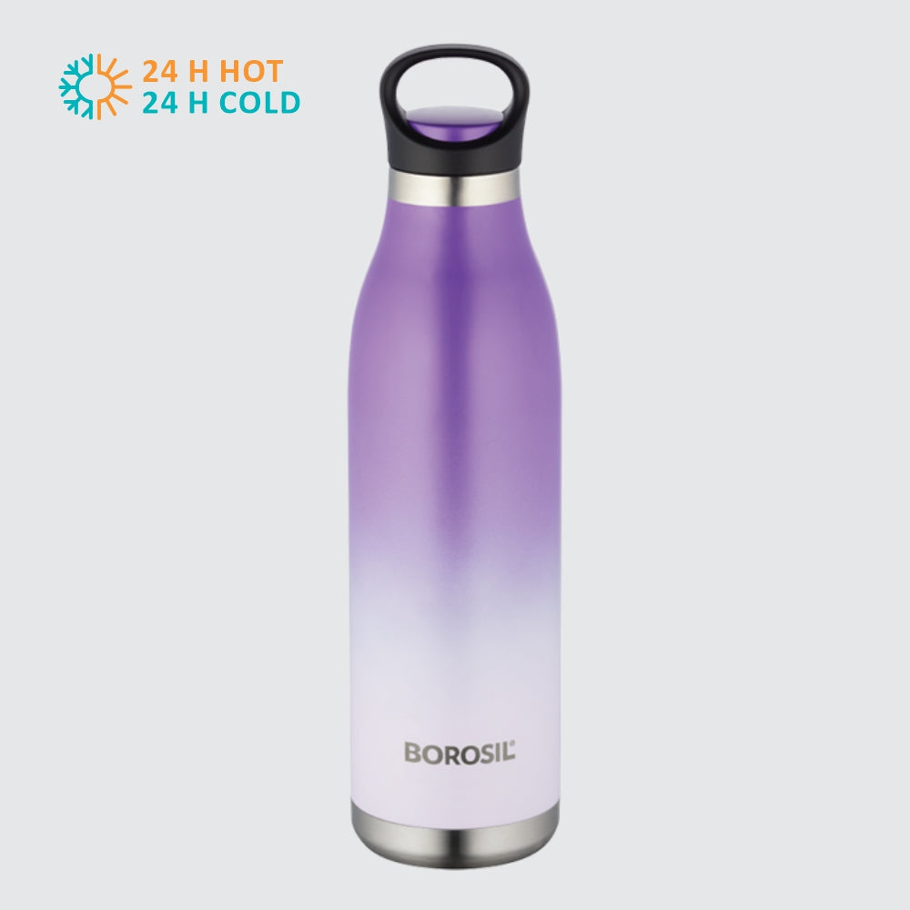 Pre-Printed Colour Crush Vacuum Insulated Bottle, Violet