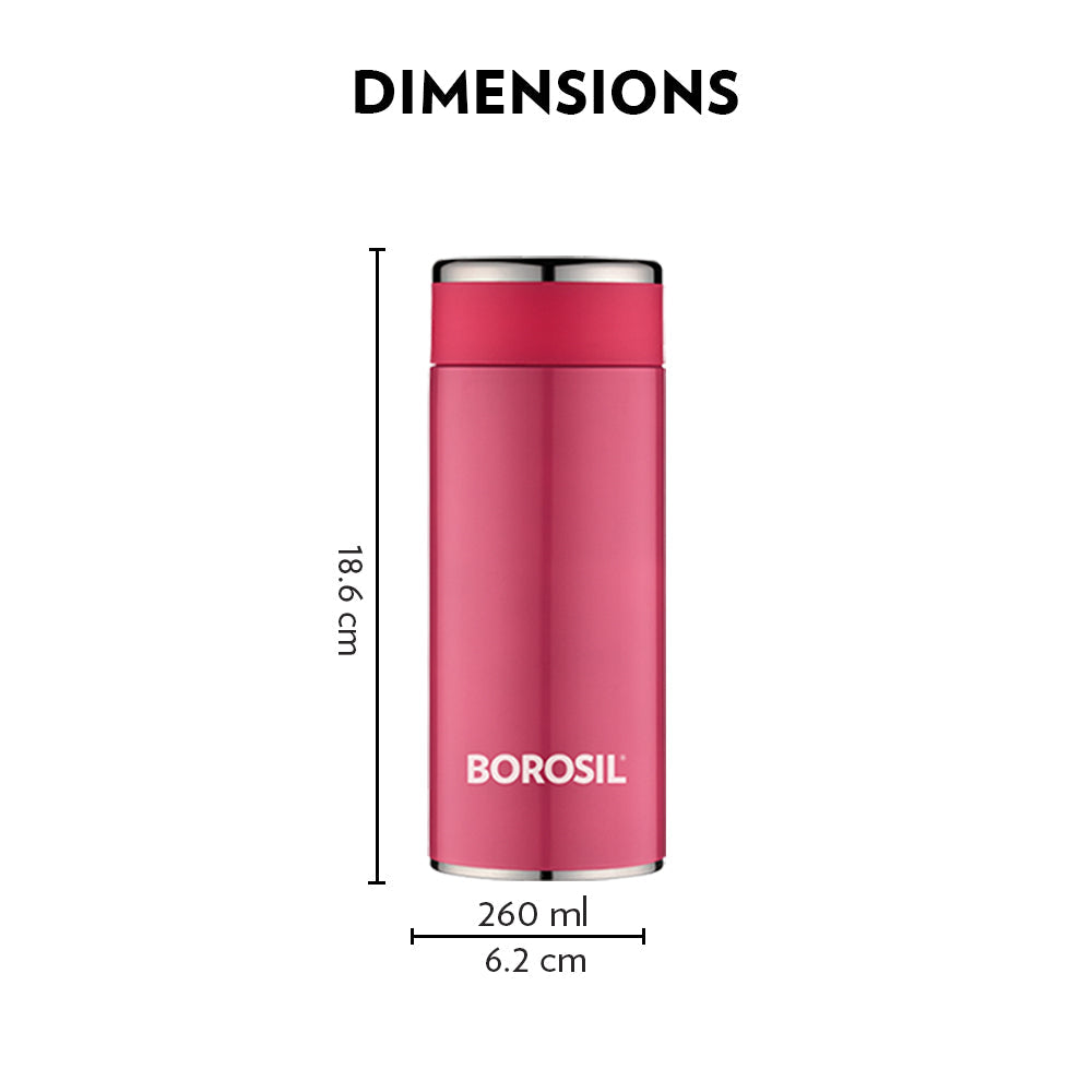 Pre-Printed Travelsmart Pink, 260ml